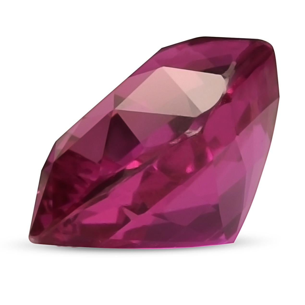 GIA Certified 2.06 Carats Unheated Pink Sapphire  In New Condition For Sale In Los Angeles, CA