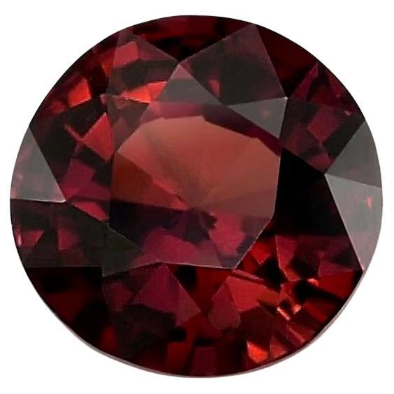 GIA Certified 2.07 Carats Unheated Orangy Red Ruby  For Sale