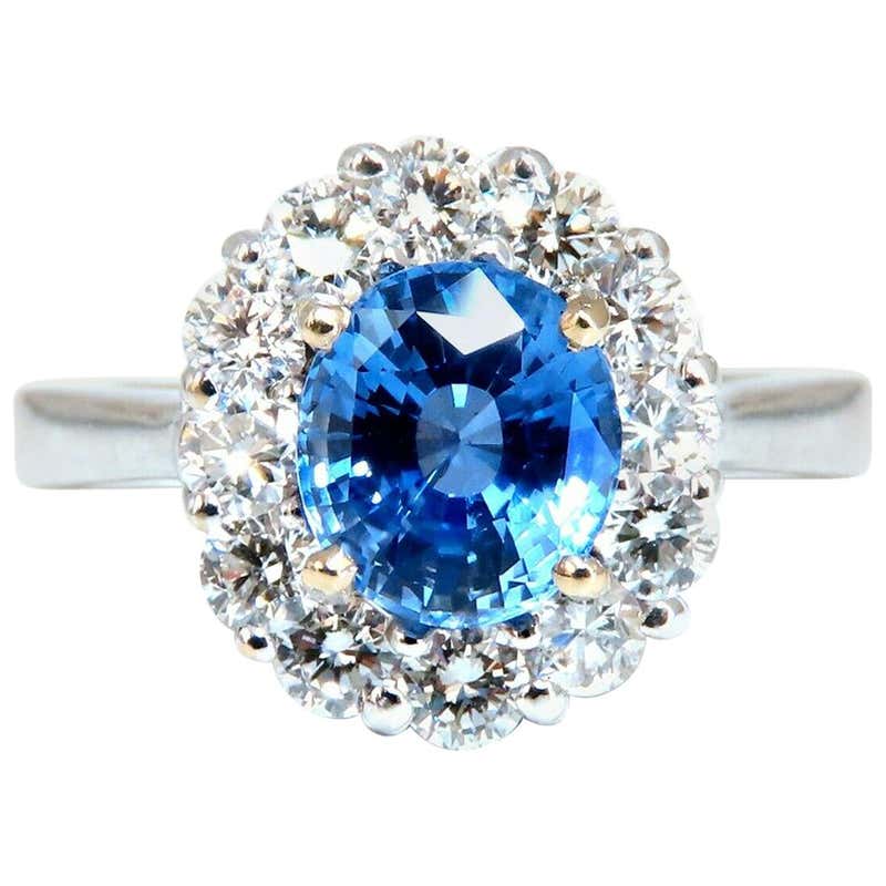 Antique Sapphire and Diamond Solitaire Rings - 3,012 For Sale at ...
