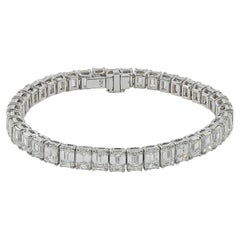 Spectra Fine Jewelry, GIA Certified 20.95 Carat Diamond Tennis Bracelet