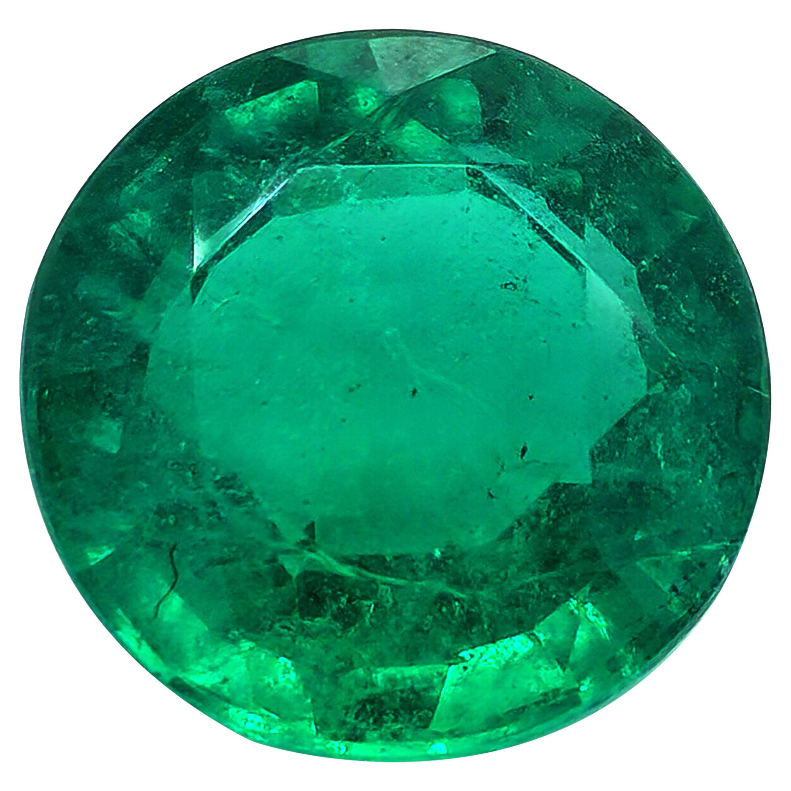 GIA Certified 2.12 carats Brazilian Emerald  For Sale
