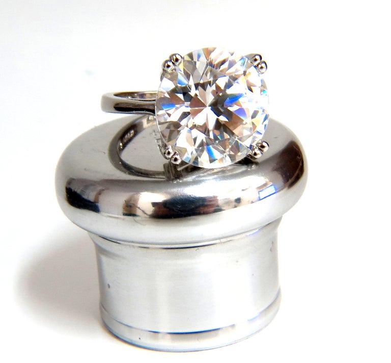 GIA Certified 21 11 Carat D VVs1 Type 2a Round Diamond Engagement Ring