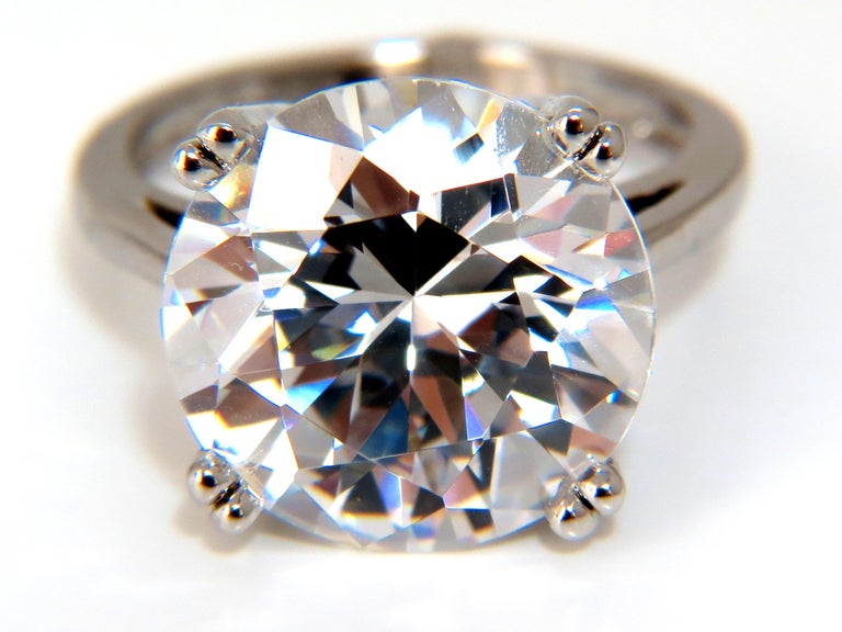 GIA Certified 21 11 Carat D VVs1 Type 2a Round Diamond Engagement Ring
