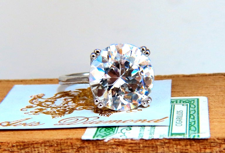 GIA Certified 21 11 Carat D VVs1 Type 2a Round Diamond Engagement Ring