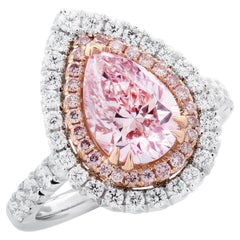 GIA Certified 2.12ct Pink Diamond Ring