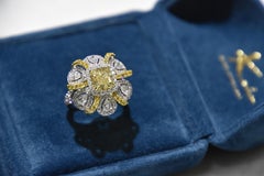 GIA Certified 2.13 Carat VS Quality U-V Diamond Ring