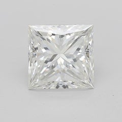 GIA Certified 2.14 Carat Three-Stone Trillion & Princess Platinum Diamond Ring