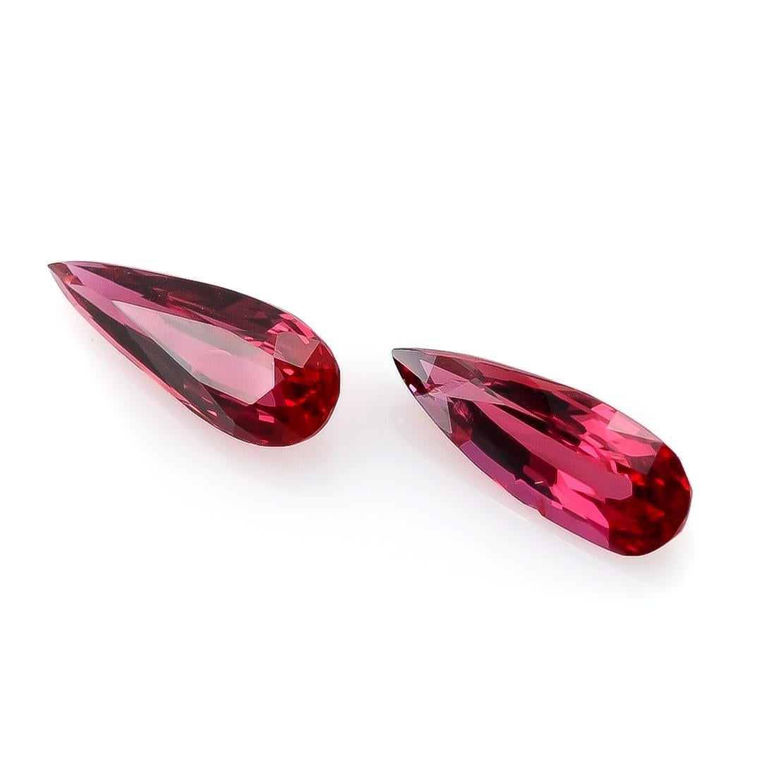 Mixed Cut GIA Certified 2.14 Carats Unheated Ruby For Sale
