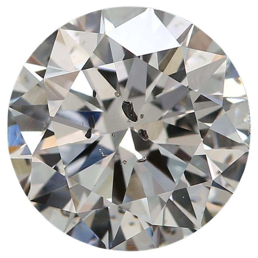 GIA Certified 2.15 Carat E Colour I1 Clarity Diamond For Sale