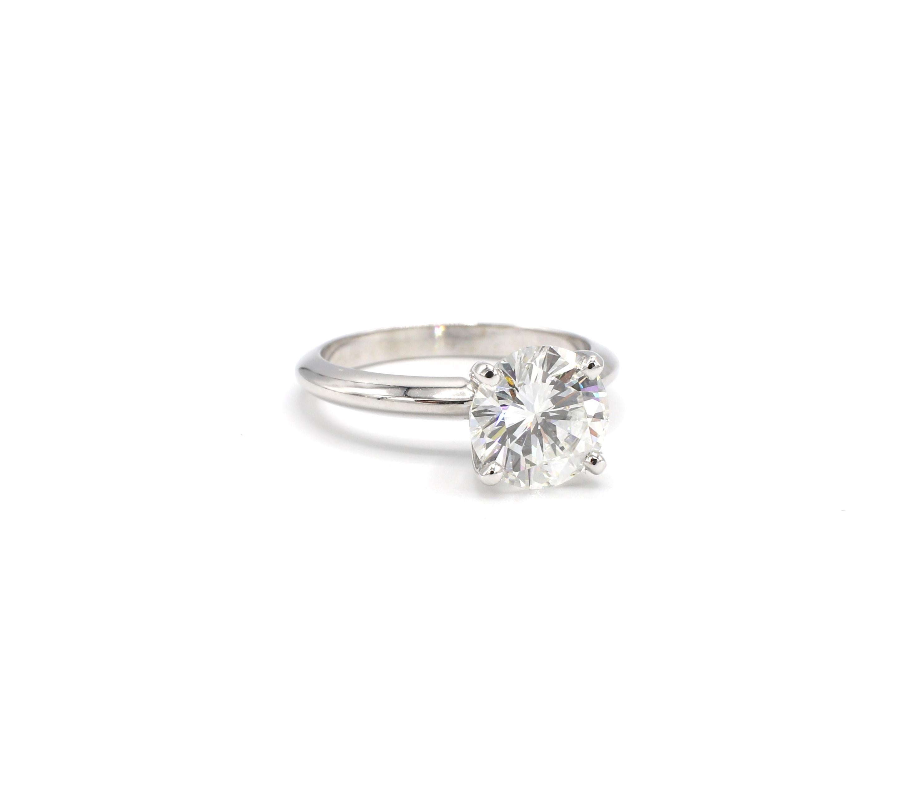 GIA Certified 2.15 Carat H SI2 Round Diamond Solitaire Engagement Ring 14K White Gold Size 6.25


GIA Report Number: 6214084904 (please note original GIA report pictured for details)
Diamond shape: Round brilliant
Carat weight: 2.15 carat
Color