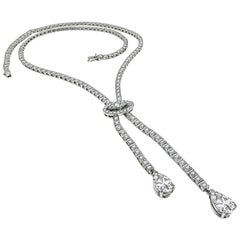 Collier en or avec diamant en forme de poire de 2,16 carats, certifié par le GIA