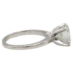 GIA Certified 2.17 Carat J VS1 Round Natural Diamond Solitaire Engagement Ring