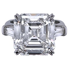 GIA-zertifizierter 22 Karat Diamant im Smaragdschliff-Diamantschliff
