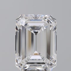 GIA Certified 2.2 Carat Emerald Cut 'main stone' Diamond Ring