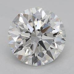 GIA Certified 2.2 Carat Round Starburst Halo White Gold Pendant Necklace