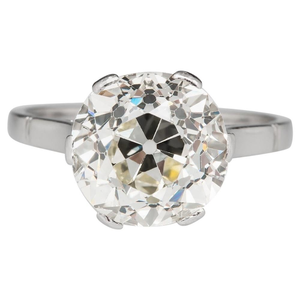 GIA Certified 2.20 Carat Round Brilliant Cut Diamond Engagement Old Cut