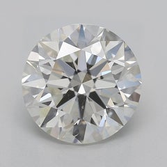 GIA Certified 2.25 Carat Round & Baguette Classic 3-Stone Platinum Diamond Ring