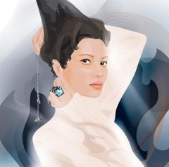 Twenty Carats Certified Aquamarine Black Gold Artisan Pendant Necklace