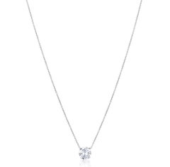 Collana con diamante taglio brillante rotondo certificata GIA da 2,27 carati