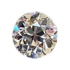 Antique GIA Certified 2.28 Carat H Color SI1 Clarity Old European Cut Diamond