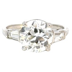 GIA-zertifizierter Verlobungsring mit 2,28 Karat Cartier Diamant in Palladium