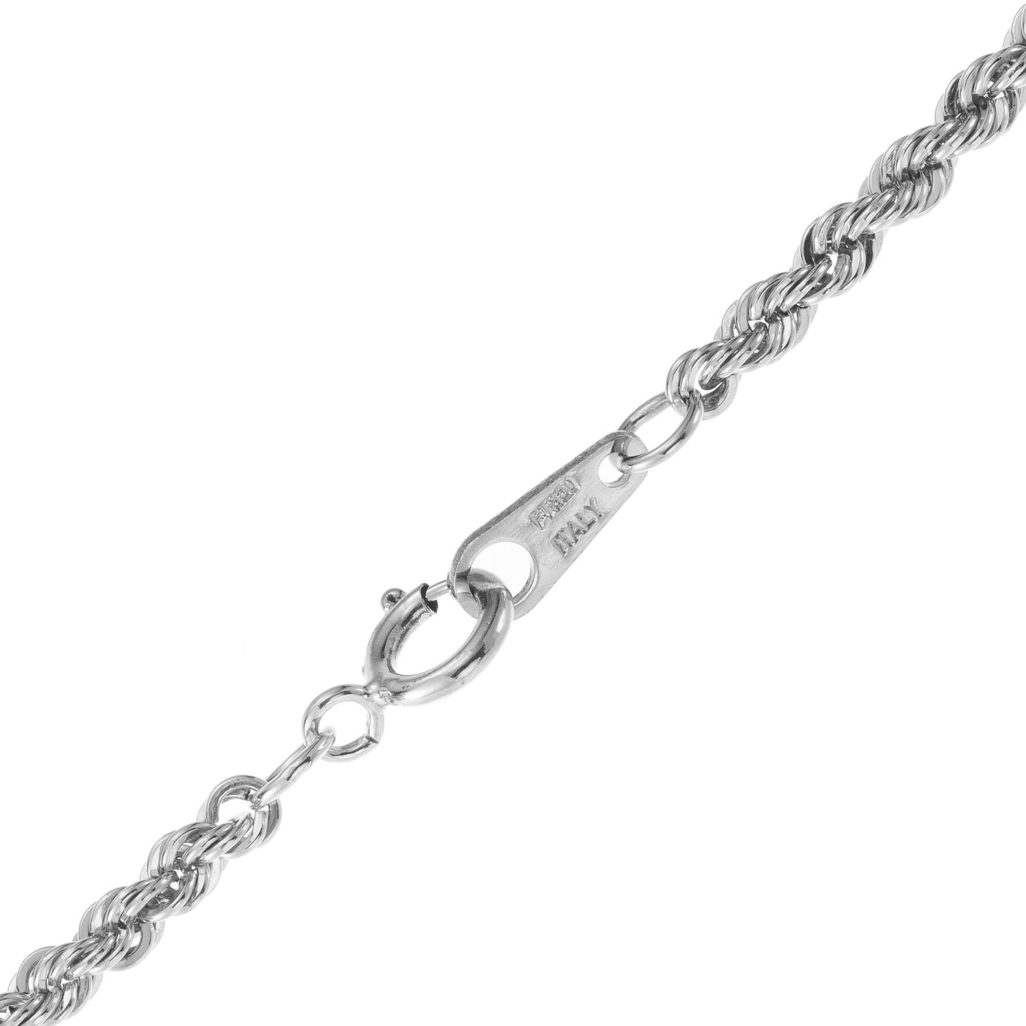 Women's GIA Certified 2.29 Carat Opal Diamond Halo Platinum Pendant Necklace For Sale