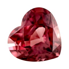 GIA Certified 2.29ct Natural Colour Change Garnet Natural Heart Cut Rare Gem