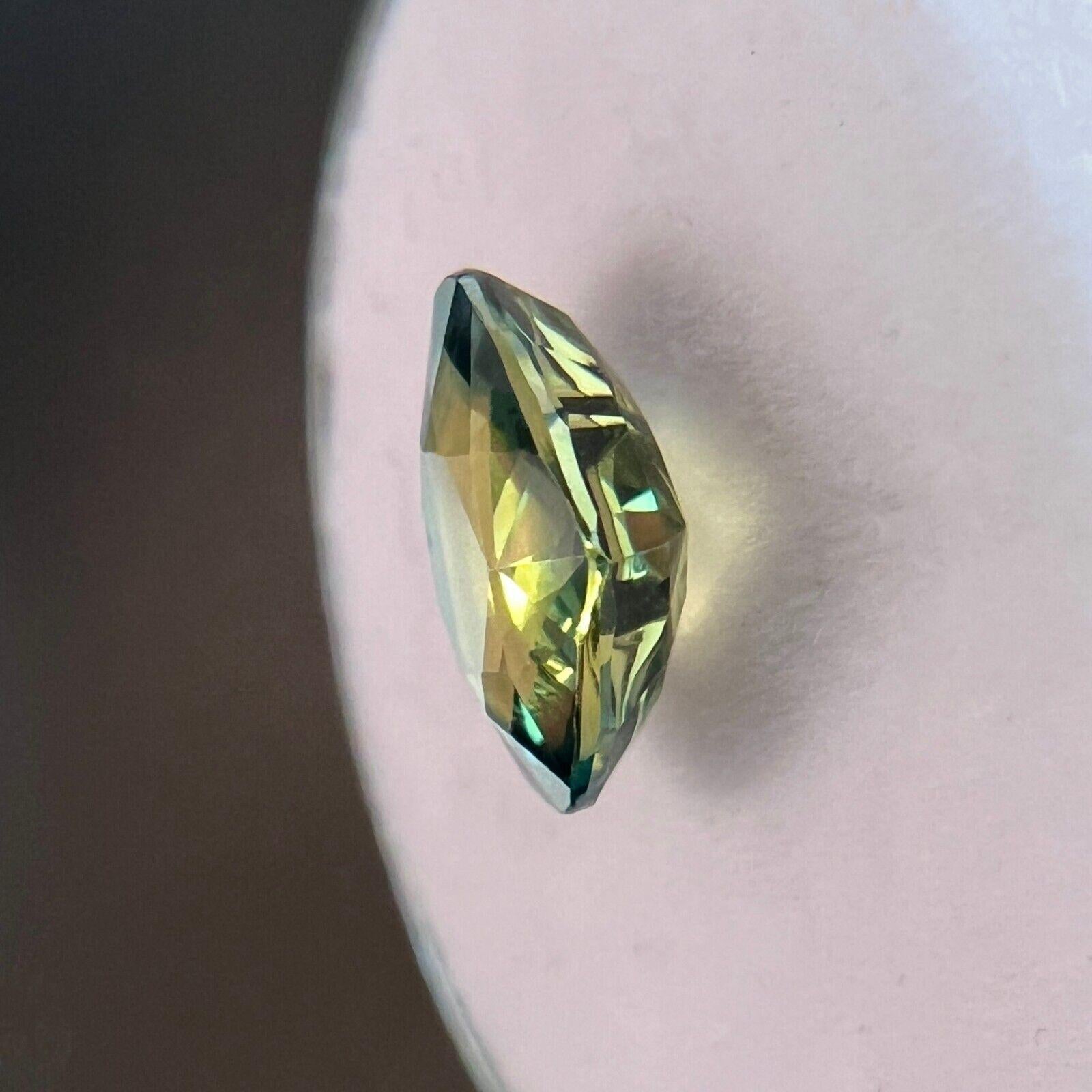 Gia Certified 2.29ct Sapphire Natural Australian Bi Colour Untreated Heart Cut For Sale 4
