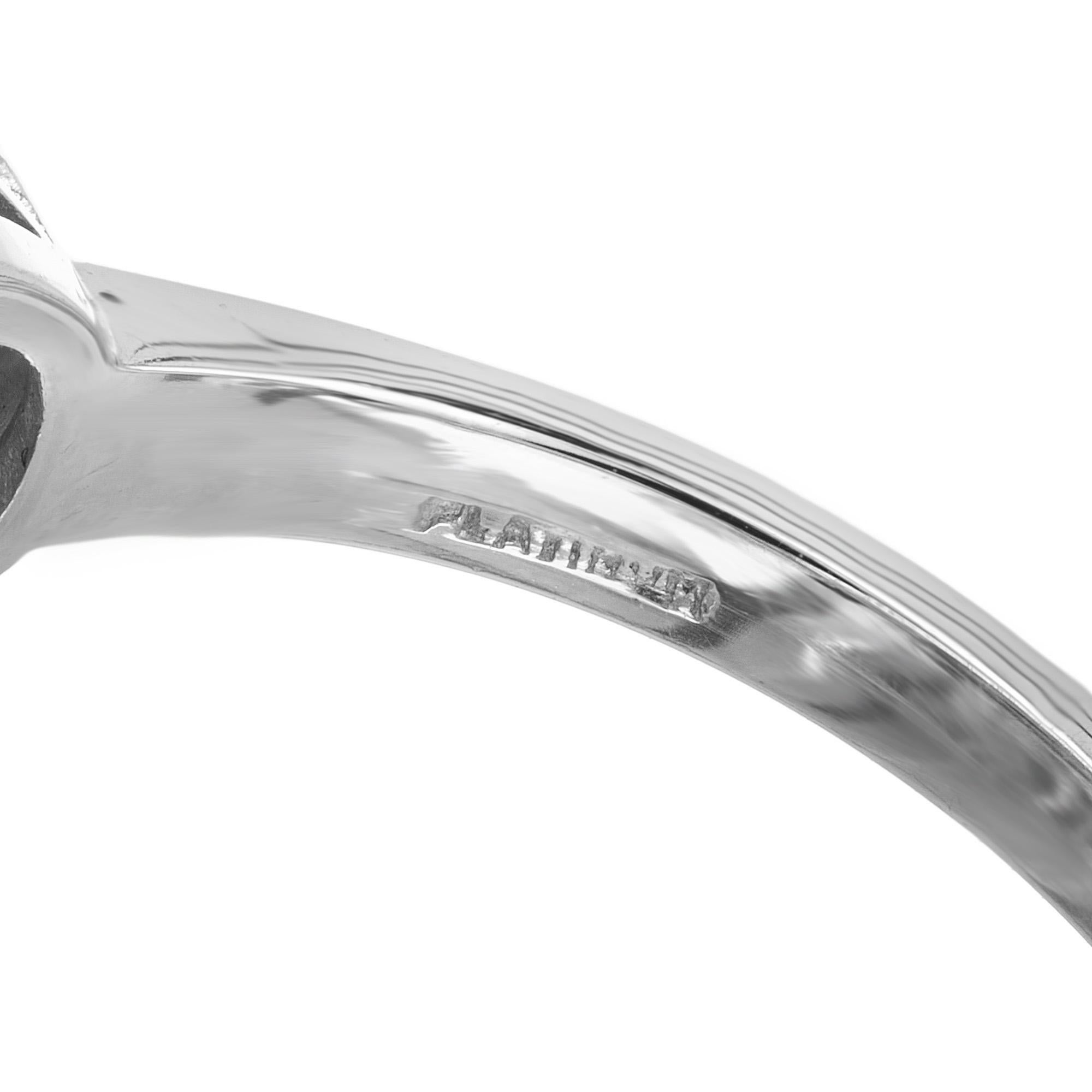 Anello in platino con zaffiro ovale e diamante certificato GIA da 23,19 carati in vendita 3