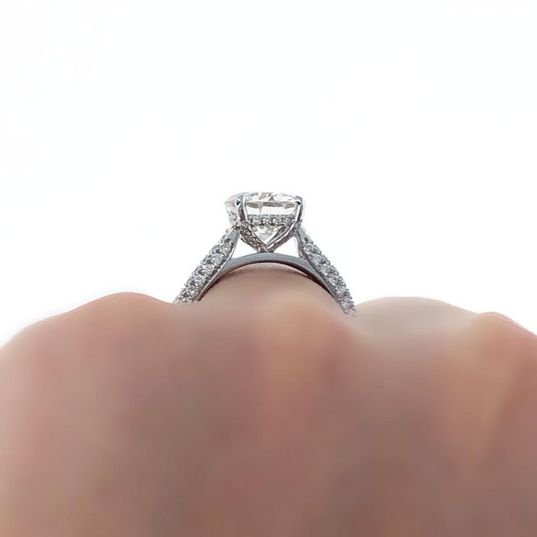 GIA Certified, 2.32 Carat H VVS2 Round Brilliant Diamond Engagement