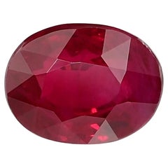 GIA Certified 2.32 Carats "Pigeon's Blood" Burma Ruby 