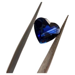 GIA Certified 2.36ct Heart-Shaped Sapphire Gemstone