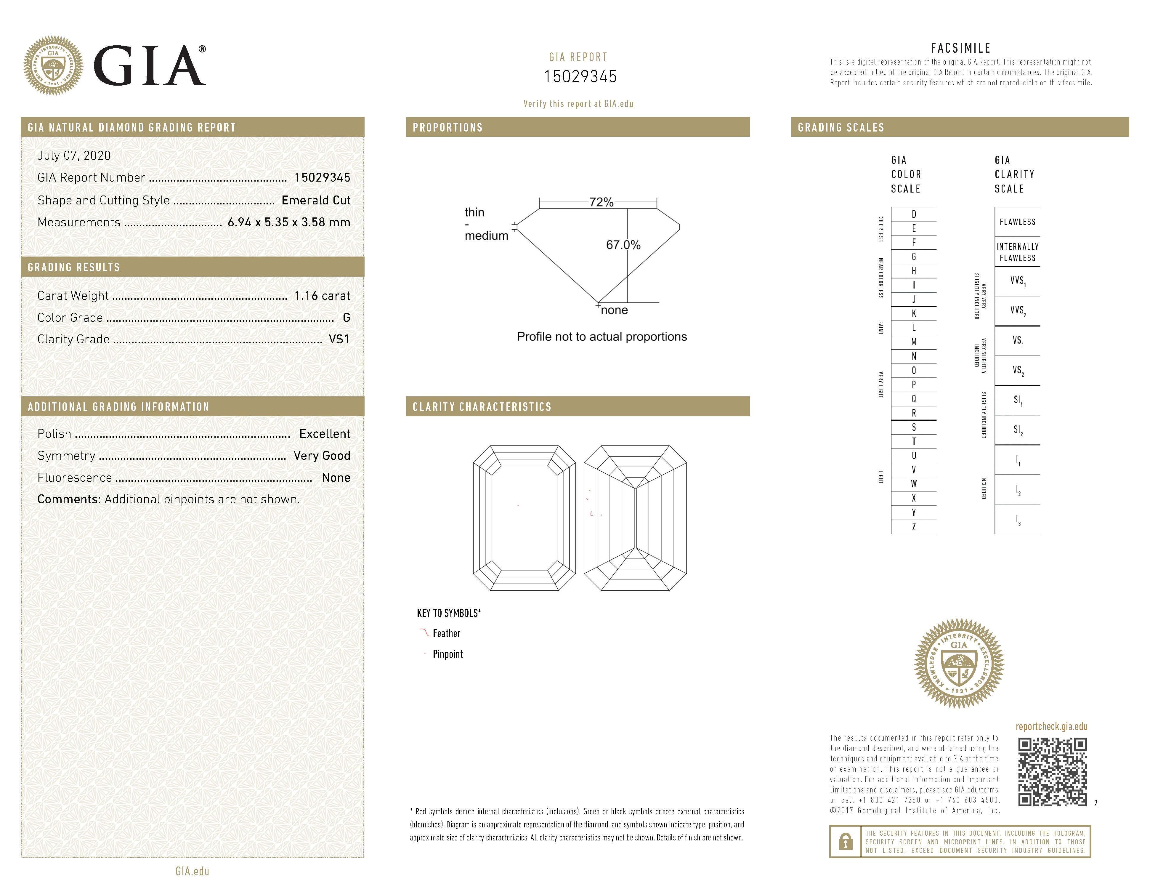 GIA-zertifizierte 2,77 Karat Smaragdschliff-Diamant-Tropfen-Ohrringe mit Halo 18k Weißgold im Zustand „Neu“ im Angebot in BEVERLY HILLS, CA