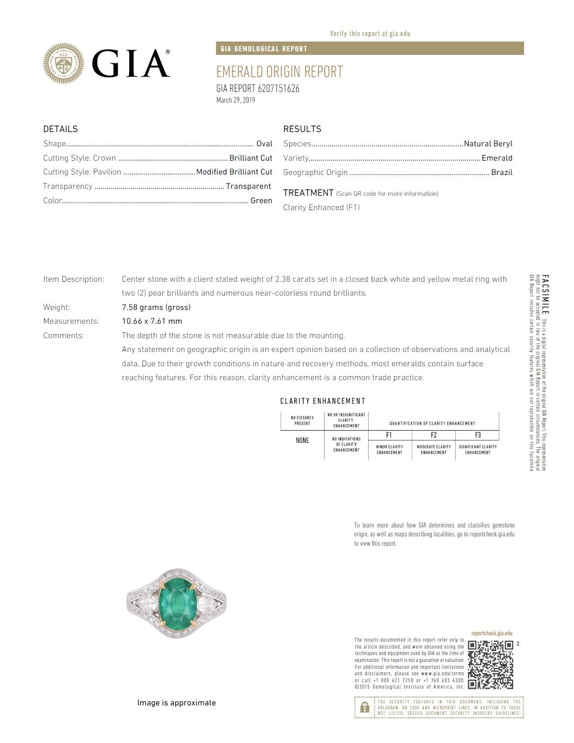 gia emerald certificate
