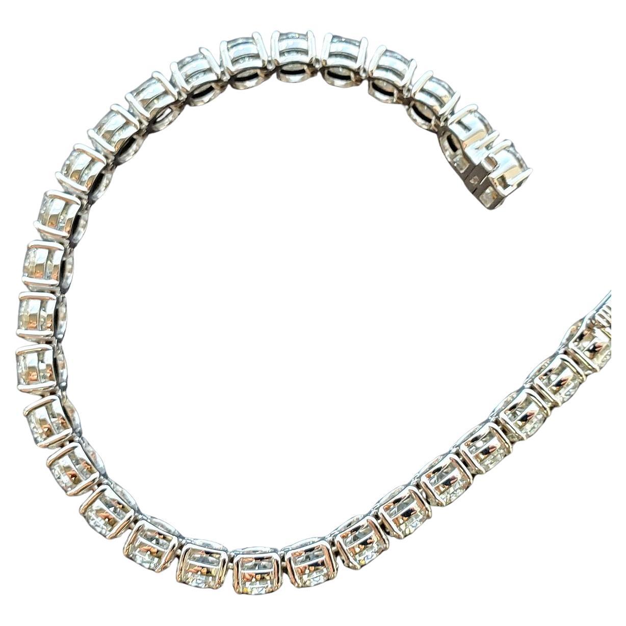 24 carat diamond tennis bracelet