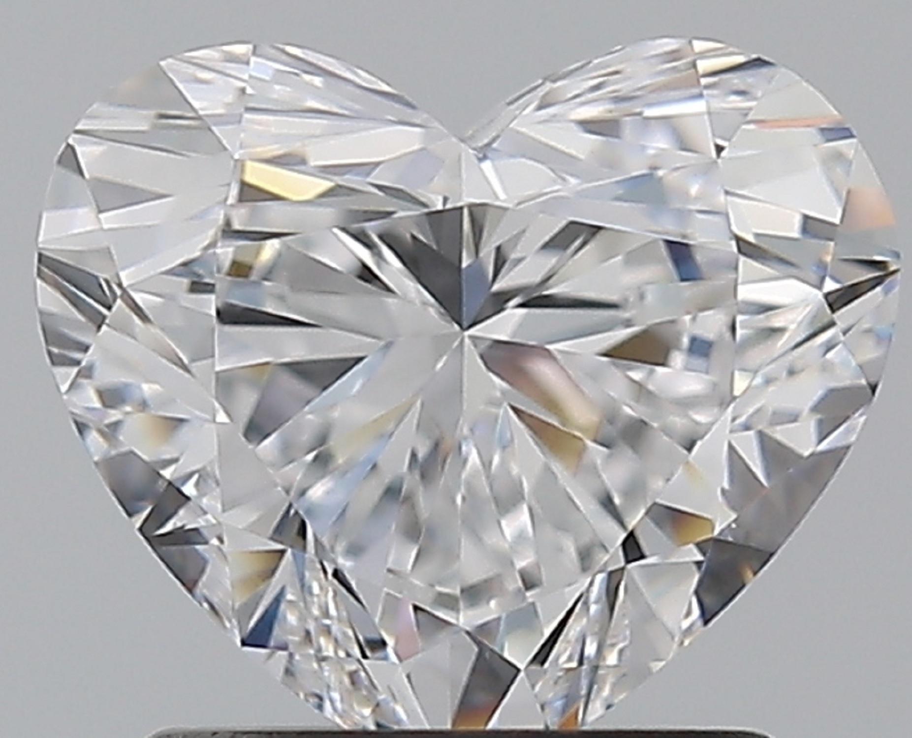 2 carat heart shaped diamond earrings