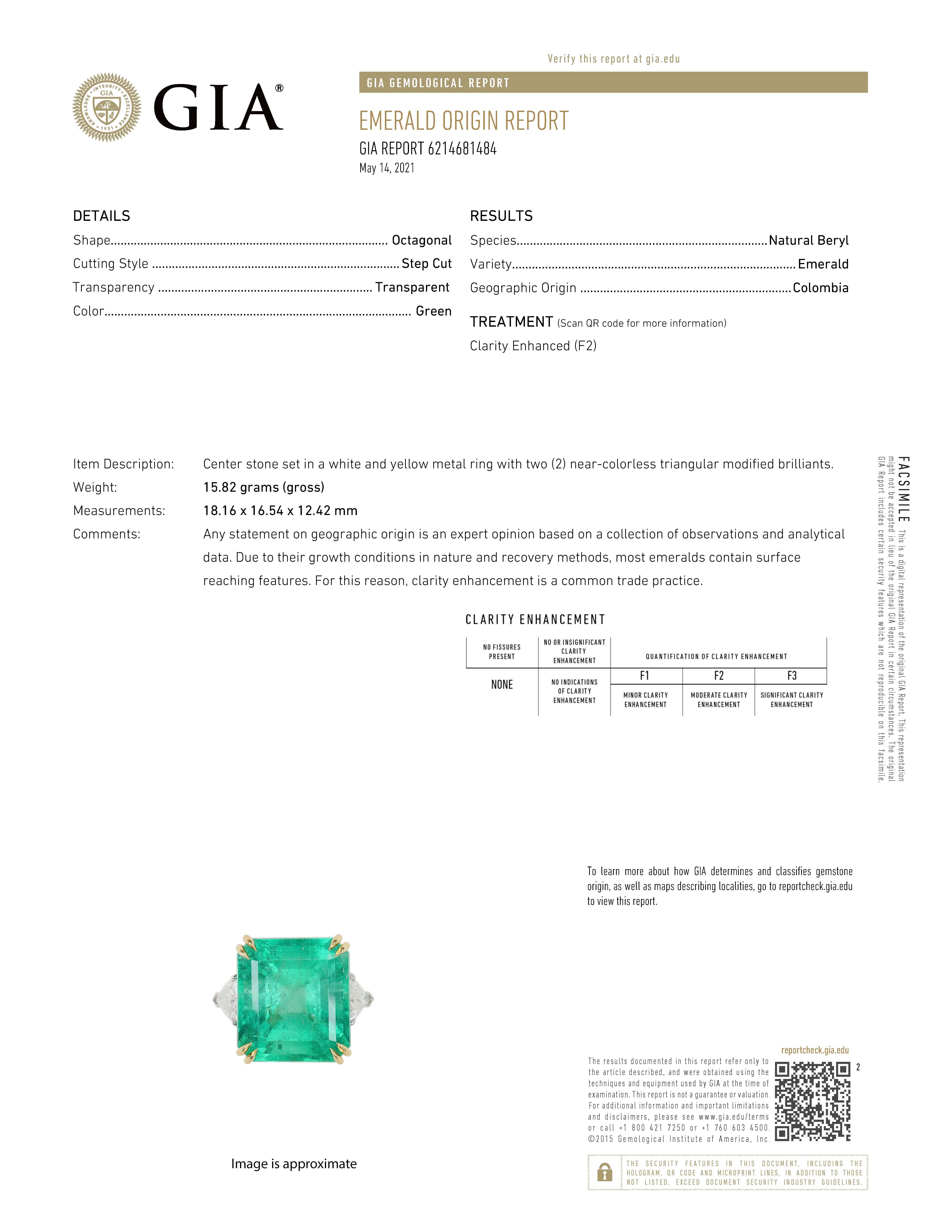 anello smeraldo e diamanti