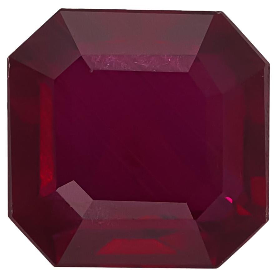 GIA Certified 2.49 Carat Natural Unheated Mozambique Ruby For Sale