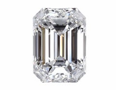 GIA Certified 2.09 Carat Emerald Cut Diamond D Color IF Clarity Engagement Ring