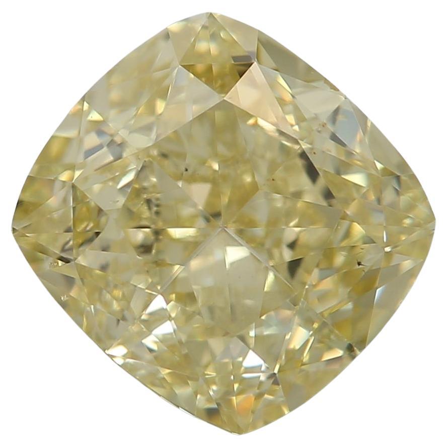 Diamante certificado por el GIA de 2,50 quilates Amarillo pardo verdoso fantasía VS2 Claridad en venta