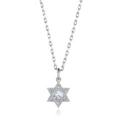 GIA Certified 2.50 Carat Star of David Reversible Pendant