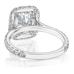 GIA Certified 2.51 Carat D VS2 Radiant Diamond Engagement Ring "Adele"
