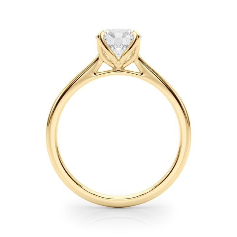 Bague diamant cathédrale Flower Bloom certifiée GIA 2,51 carats ronds Neuf - En vente à New York, NY