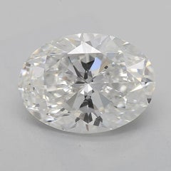 GIA Certified 2.51ct Oval Entwined Garden Flower Vine Diamond Ring