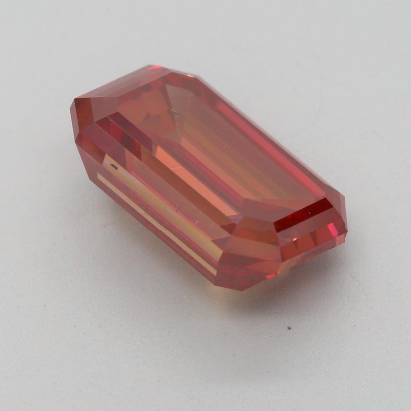 da uomo o donna Diamante certificato GIA da 2,52 carati Fancy Deep Pink con purezza SI1 in vendita
