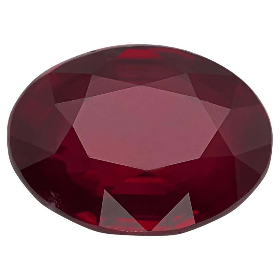 1.08 Carats Emerald Cut Unheated Mozambique Ruby Ring For Sale at 1stDibs