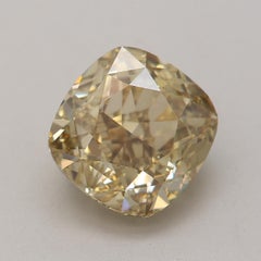GIA Certified 2.52 Fancy Brownish Yellow VVS2 Clarity Diamond