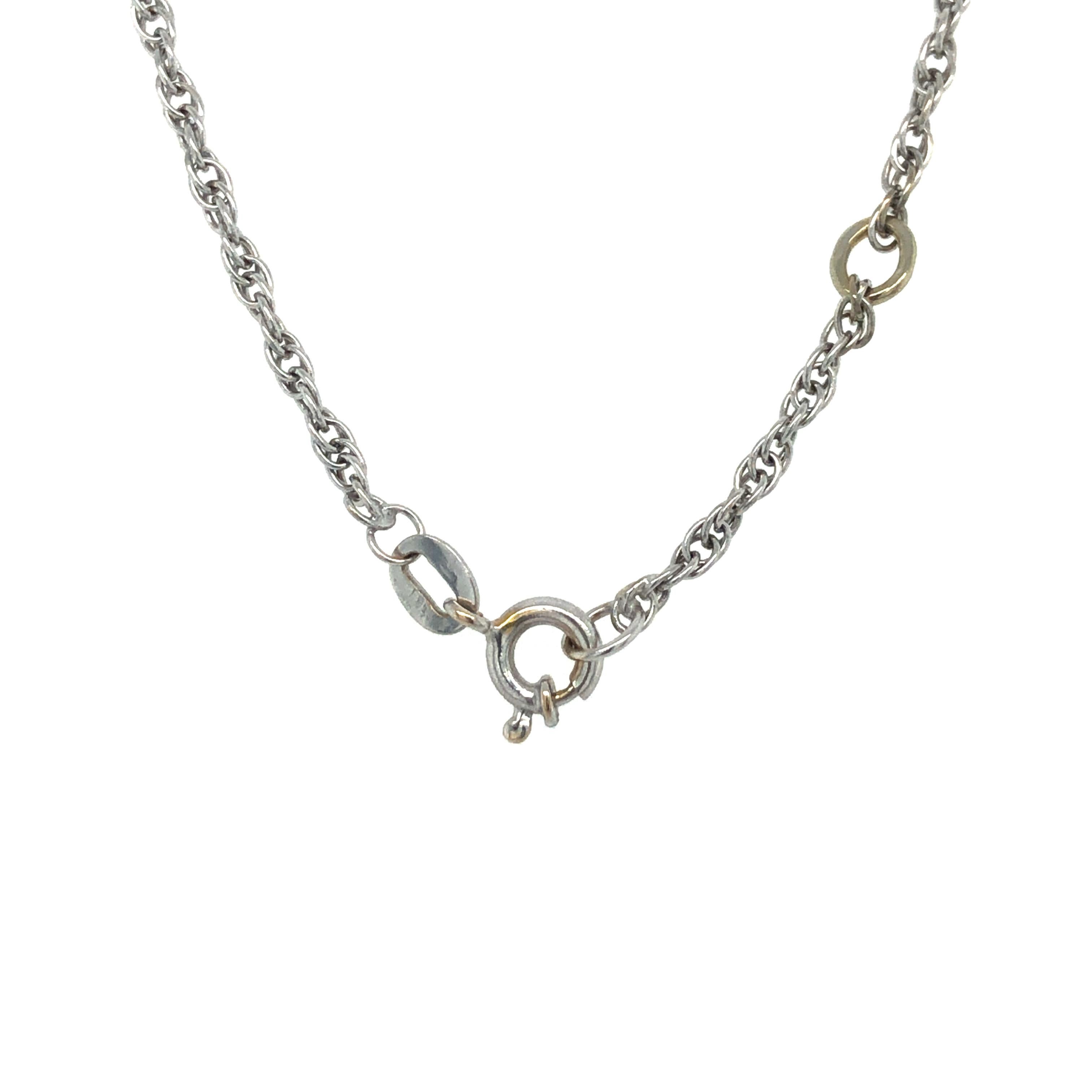 GIA Certified 2.54 Carat Diamond Heart Necklace in 18 Karat White Gold 3