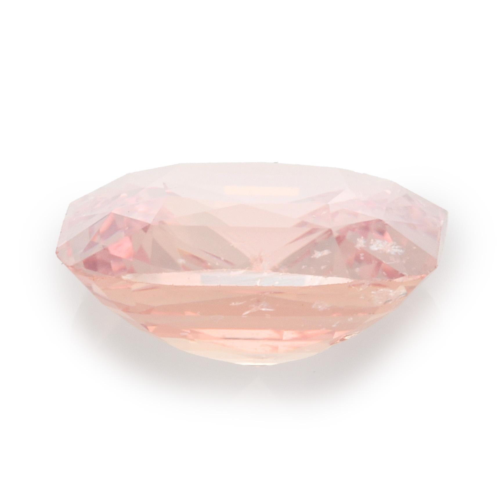 GIA Certified 2.55 Carats Brownish Pink Sapphire In New Condition For Sale In Los Angeles, CA