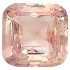 Natürlicher bräunlicher rosa Saphir Edelstein 2,55 Karat mit GIA Bericht